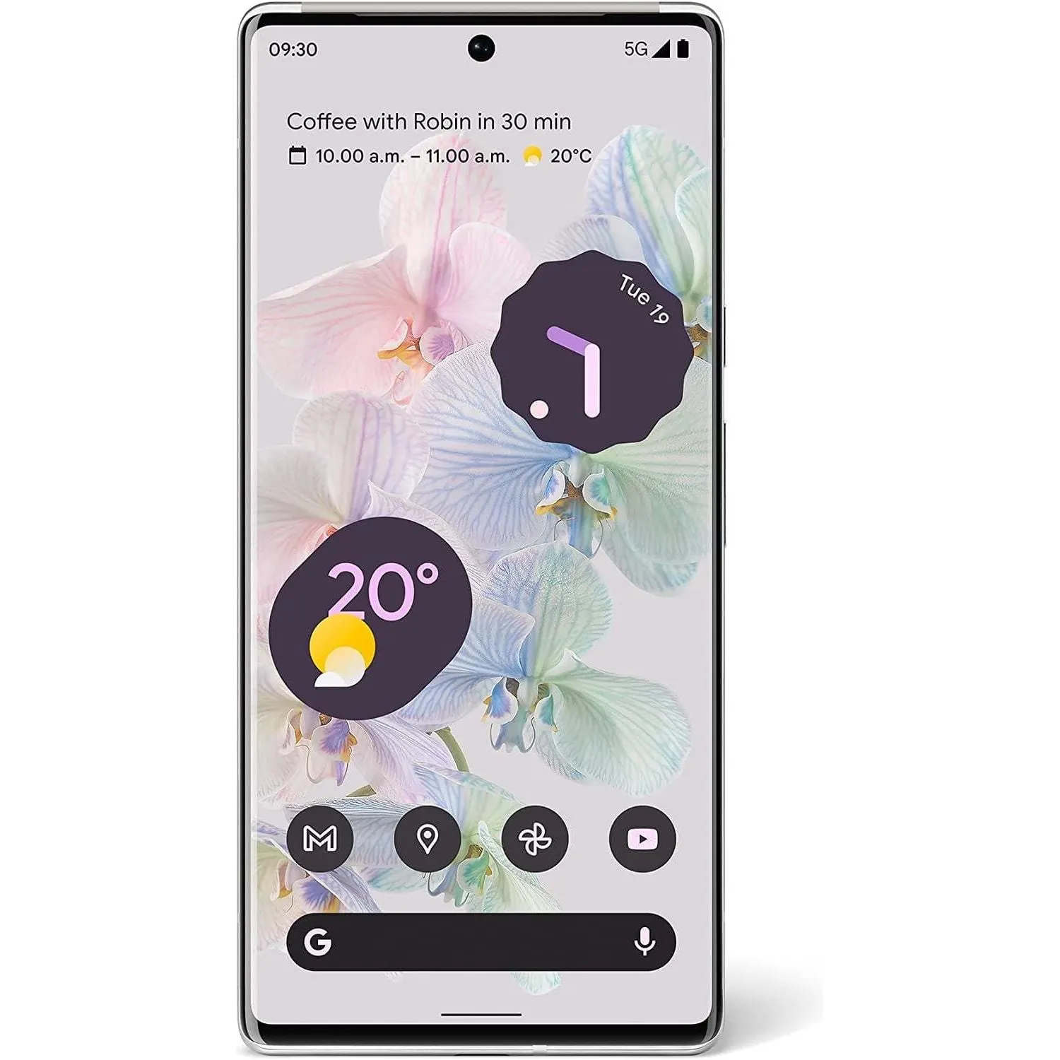 Google Pixel 6 Pro 5G 128GB Cloudy White Unlocked SIM-Free Smartphone