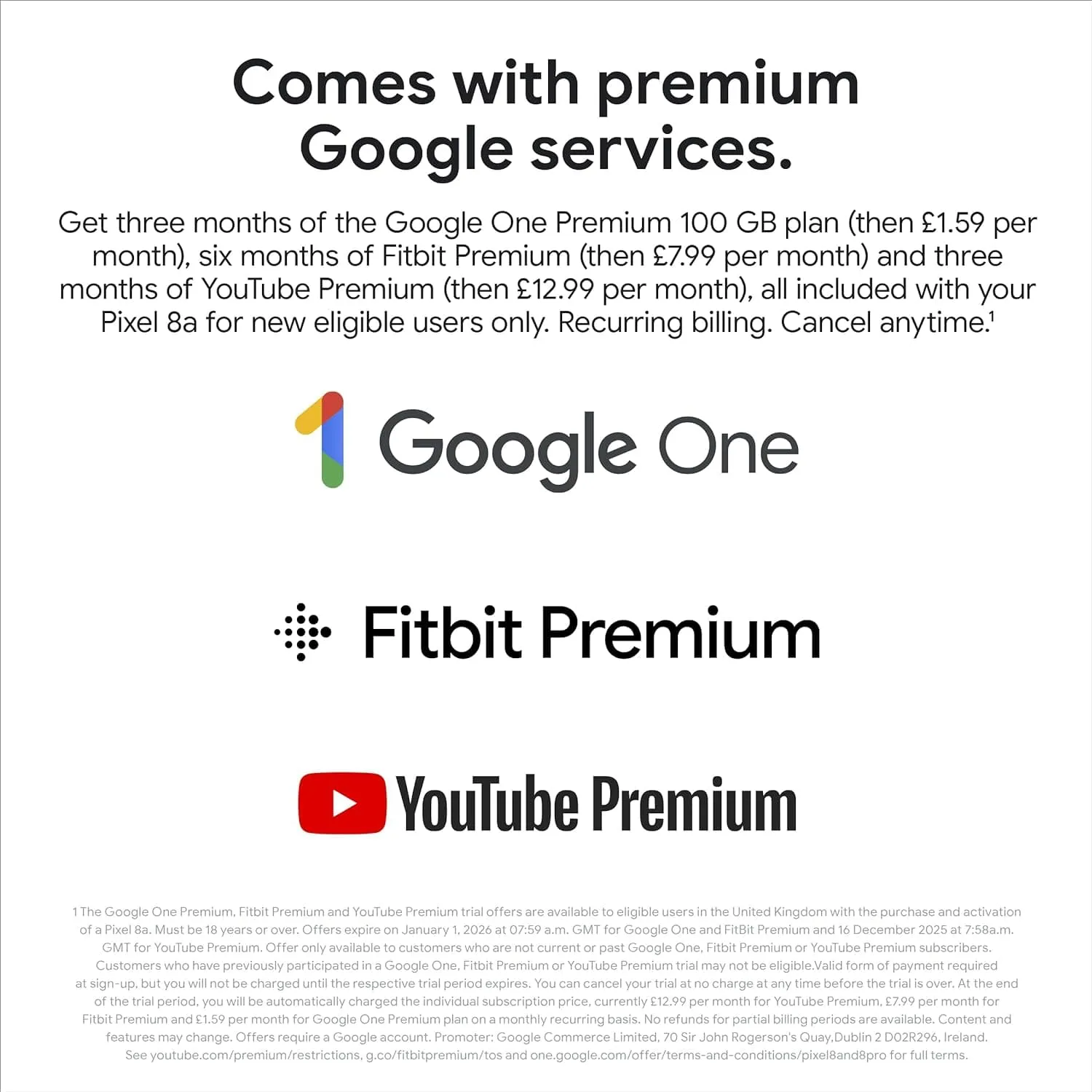 Google Pixel 8a 5G 128GB AI Mobile Phone Obsidian SIM-Free Smartphone