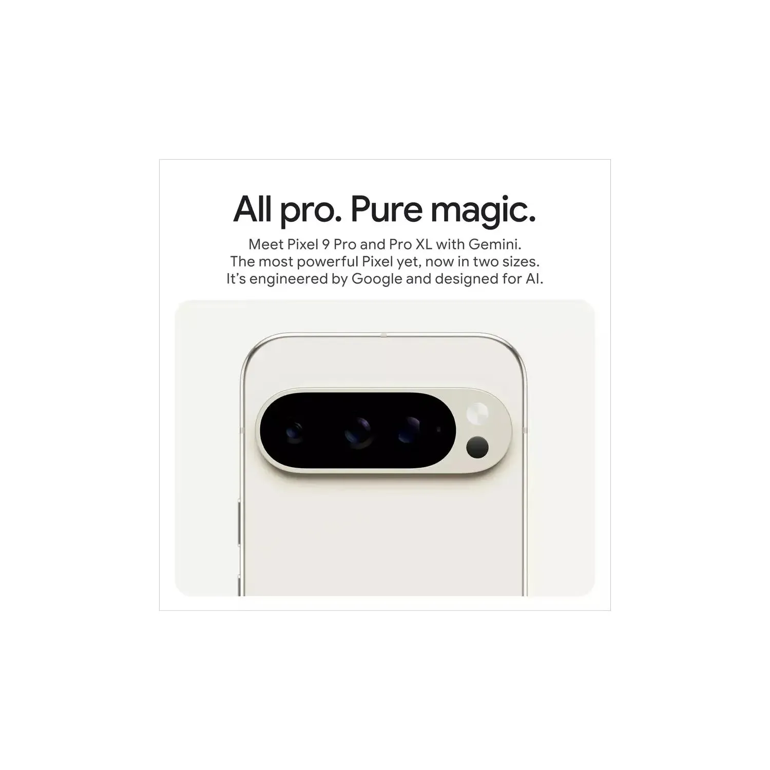 Google Pixel 9 Pro XL 5G - 128GB AI Smartphone - Hazel Unlocked