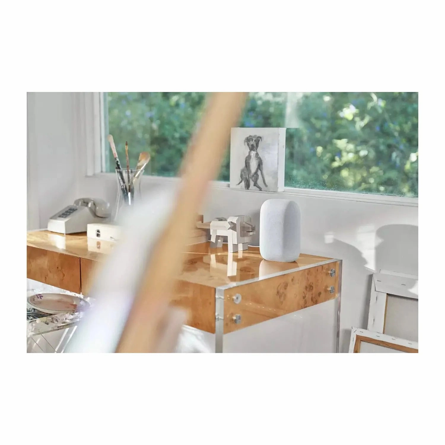 Google Nest Audio Smart Speaker - Chalk