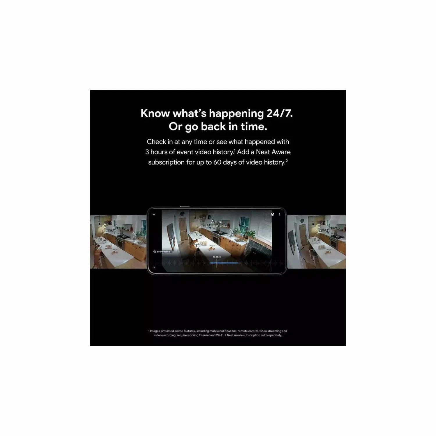 Google Nest Cam 2-Pack (Outdoor/Indoor, Battery) ?C Wireless Smart Home Security Camera, WiFi