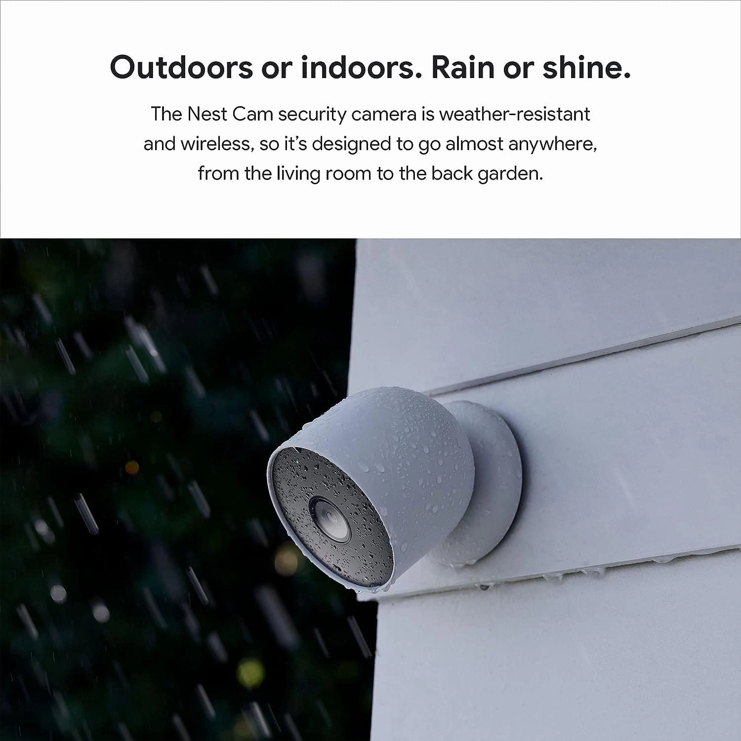 Google Nest Cam 2-Pack (Outdoor/Indoor, Battery) ?C Wireless Smart Home Security Camera, WiFi