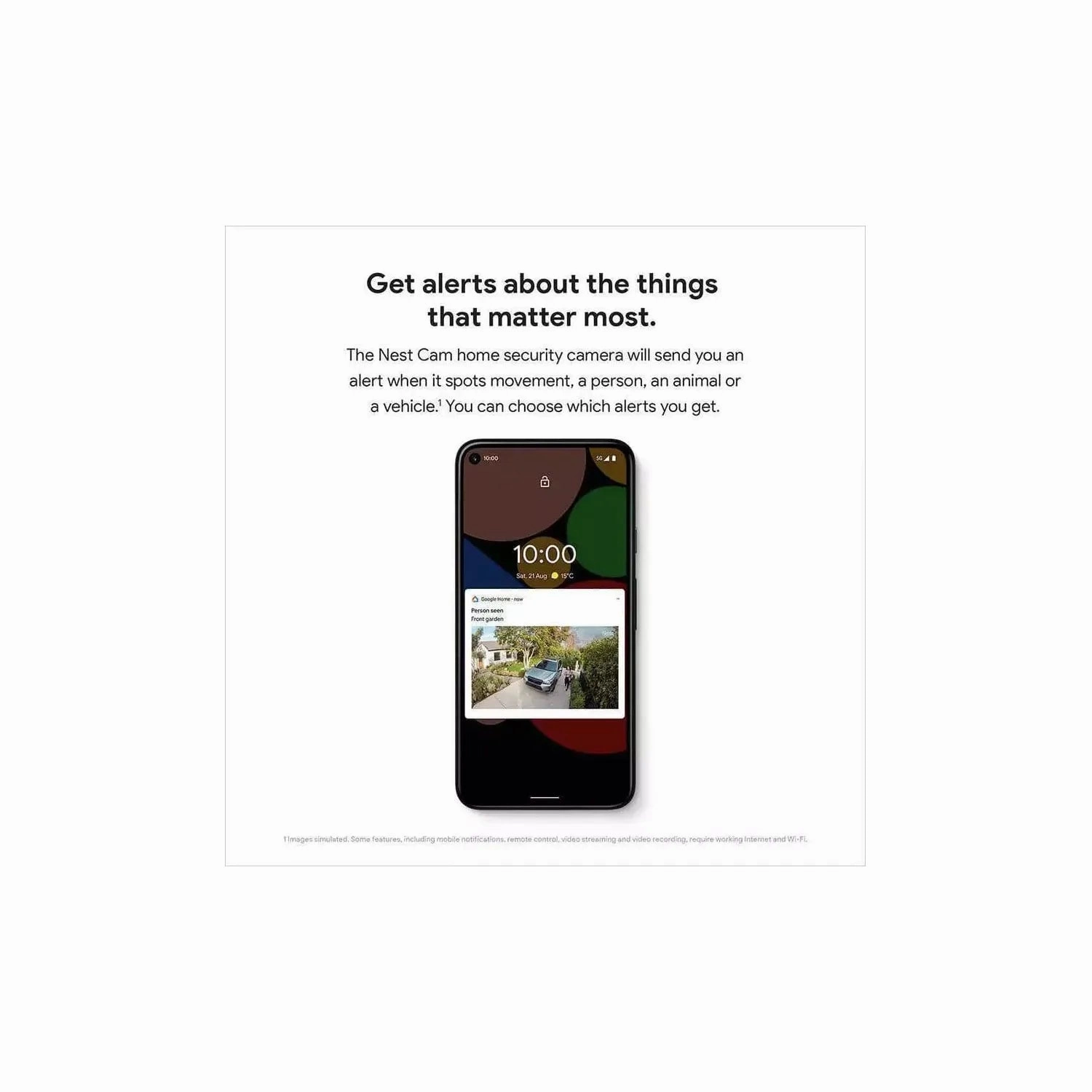 Google Nest Cam 2-Pack (Outdoor/Indoor, Battery)  Wireless Smart Home Security Camera, WiFi