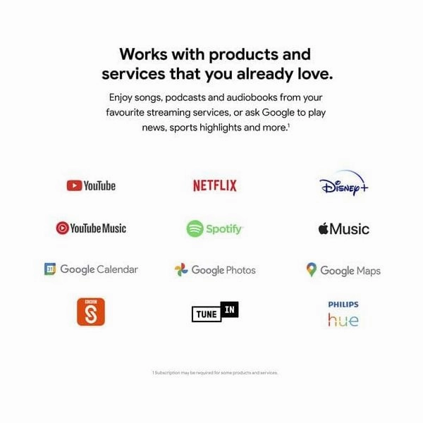 Google Nest Hub (2nd Gen) Smart Display 7inch