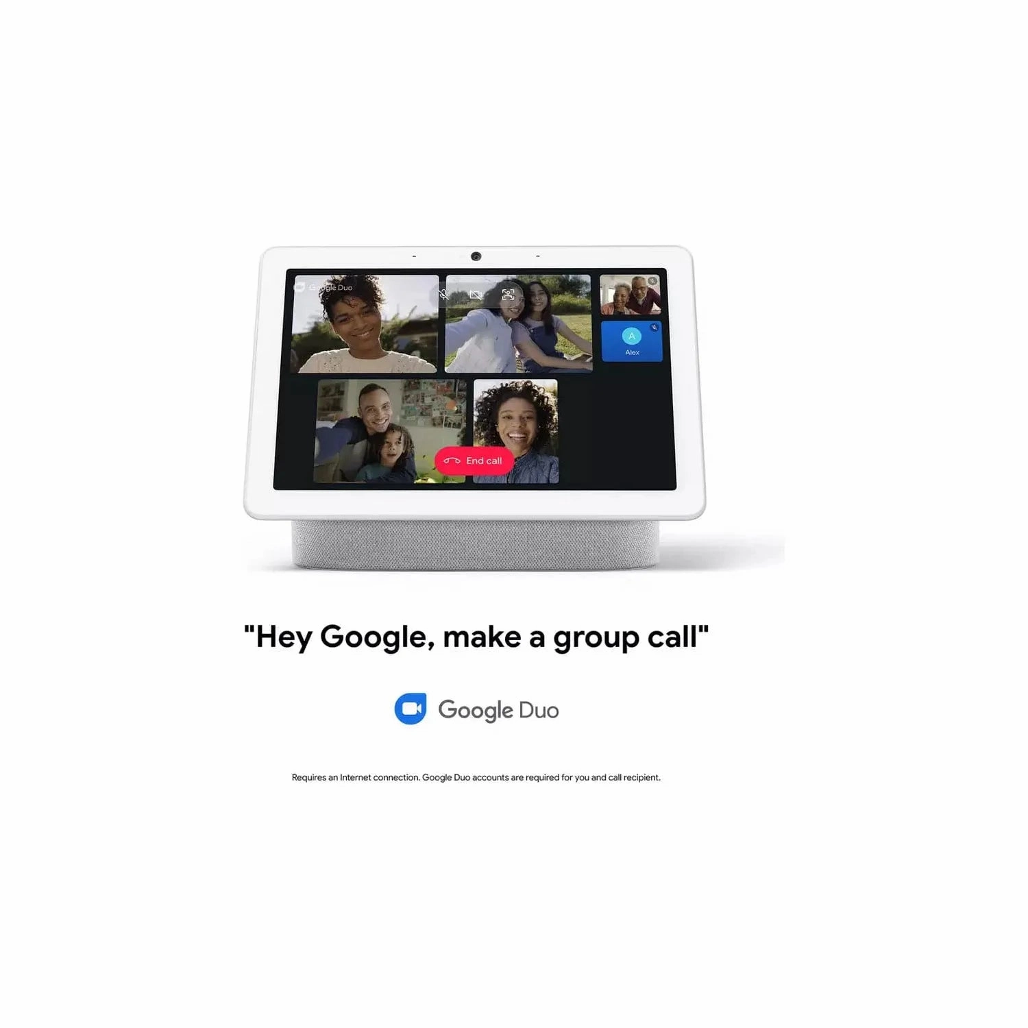 Google Nest Hub Max Smart Display - Chalk