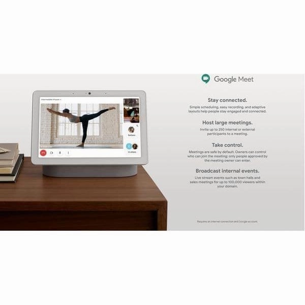 GOOGLE Nest Hub Max with Google Assistant - Charcoal GA00639-GB