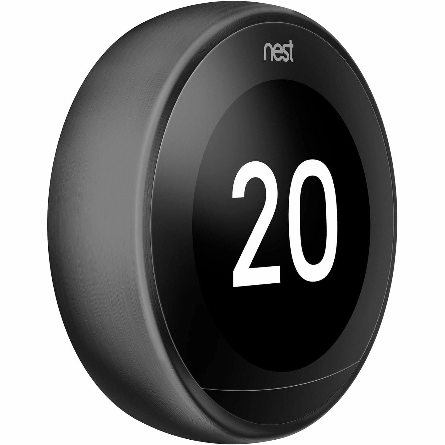Google Nest Learning Thermostat 3rd Generation - Smart Energy-Saving Thermostat, Black