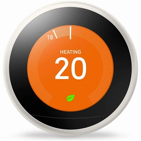 Google Nest Learning Thermostat 3rd Generation - Smart Energy-Saving Thermostat, White xbox console, buy xbox series x, xbox accessories online