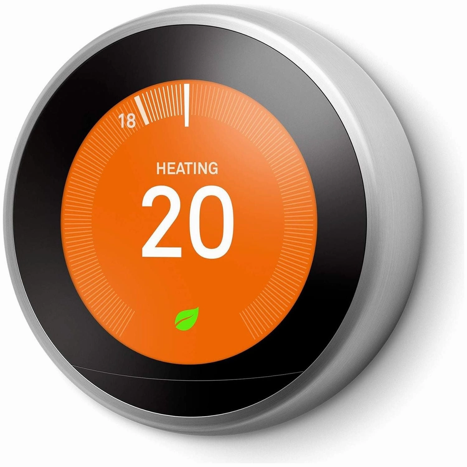 Google Nest Learning Thermostat 3rd Generation, Stainless Steel - Smart Thermostat - A Brighter Way To Save Energy