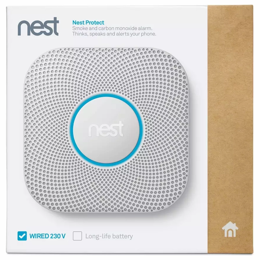 Google Nest Protect 2nd Generation Wired Smoke/CO Detector