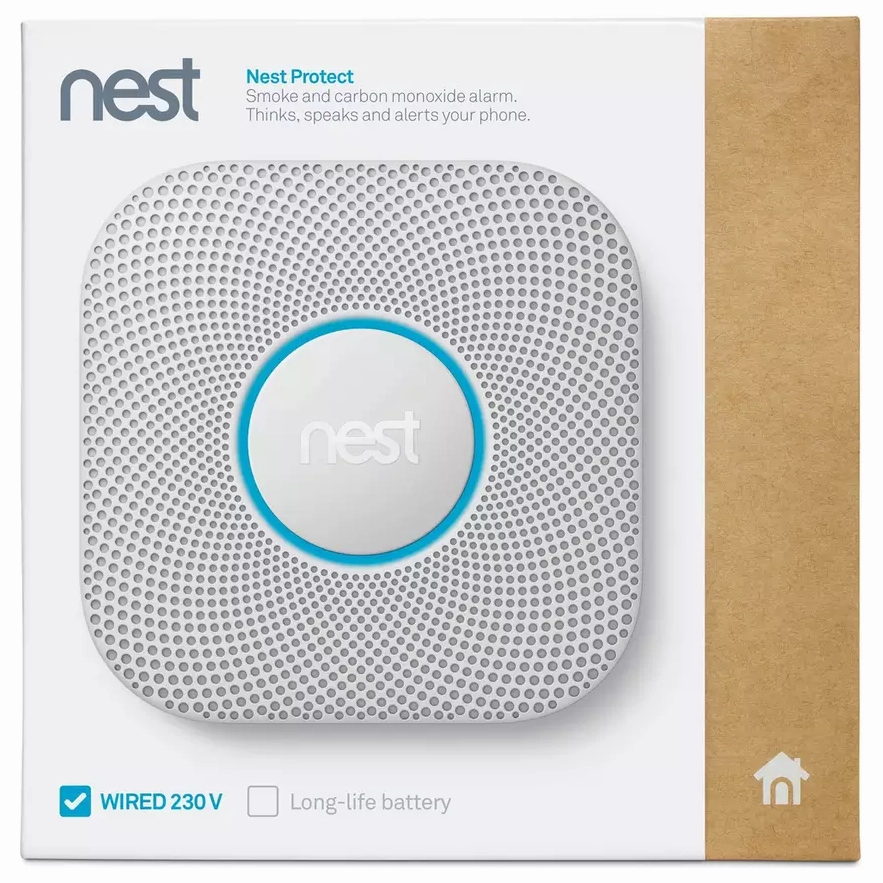 Google Nest Protect 2nd Generation Wired Smoke/CO Detector