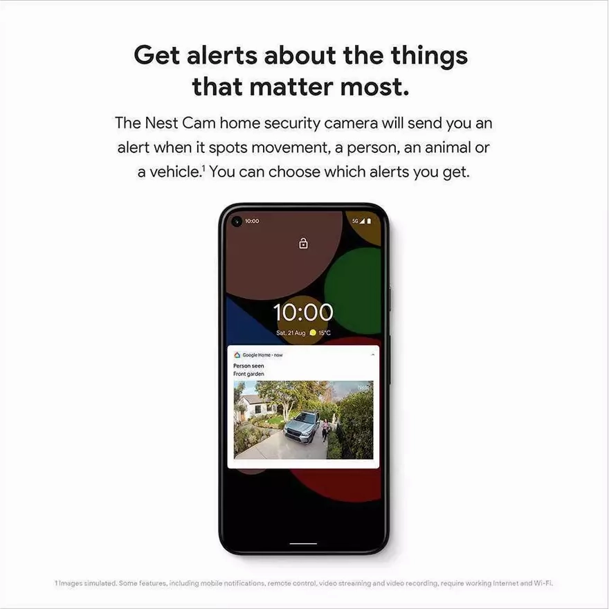 Google Nest Security Camera Indoor or Outdoor (Battery)