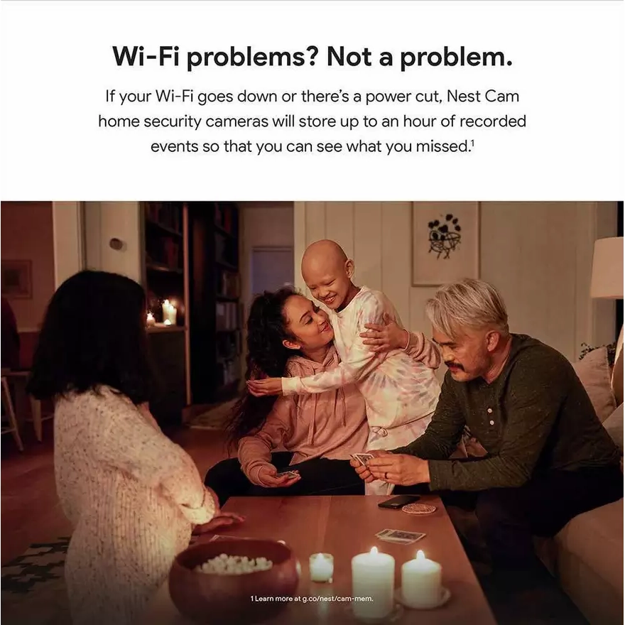 Google Nest Security Camera Indoor or Outdoor (Battery)