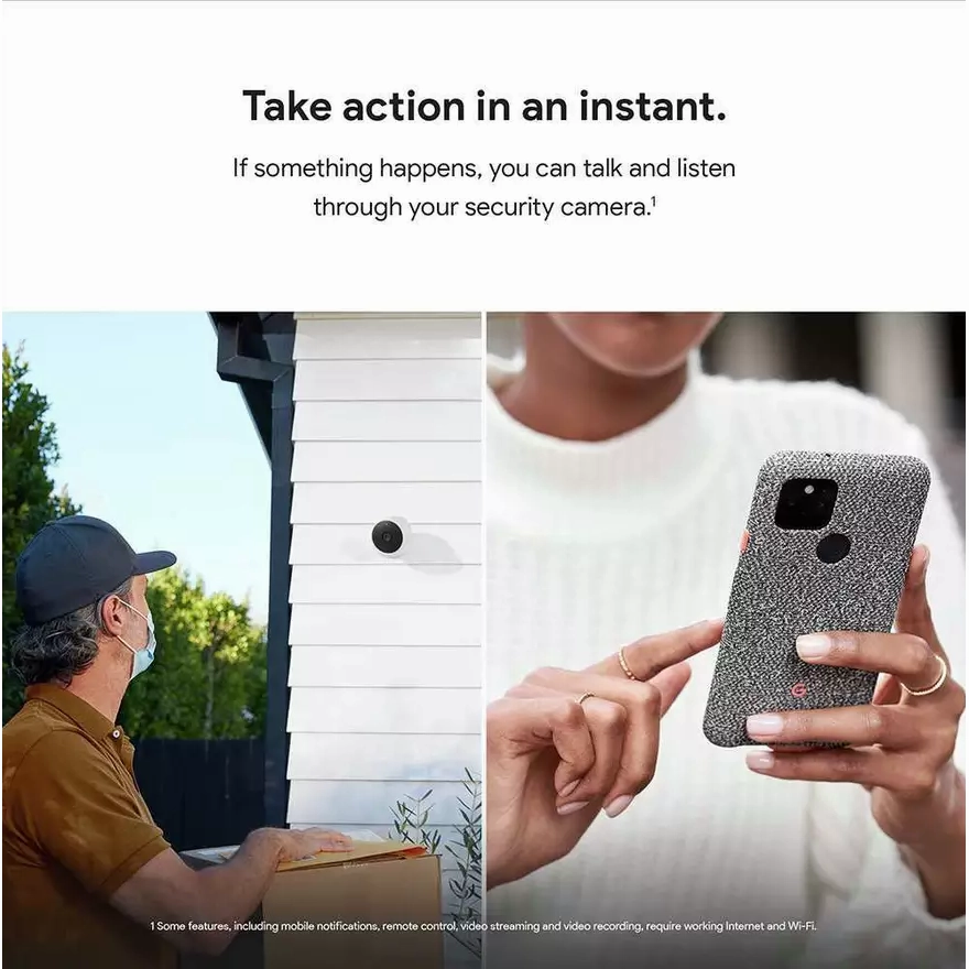 Google Nest Security Camera Indoor or Outdoor (Battery)