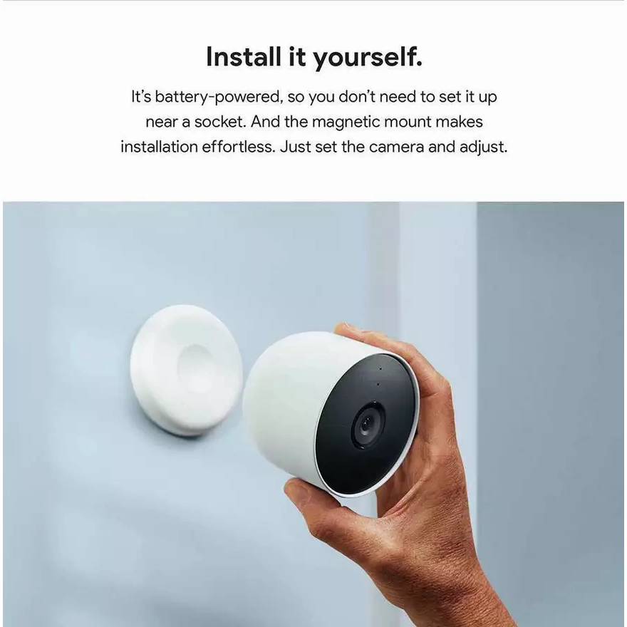 Google Nest Security Camera Indoor or Outdoor (Battery)