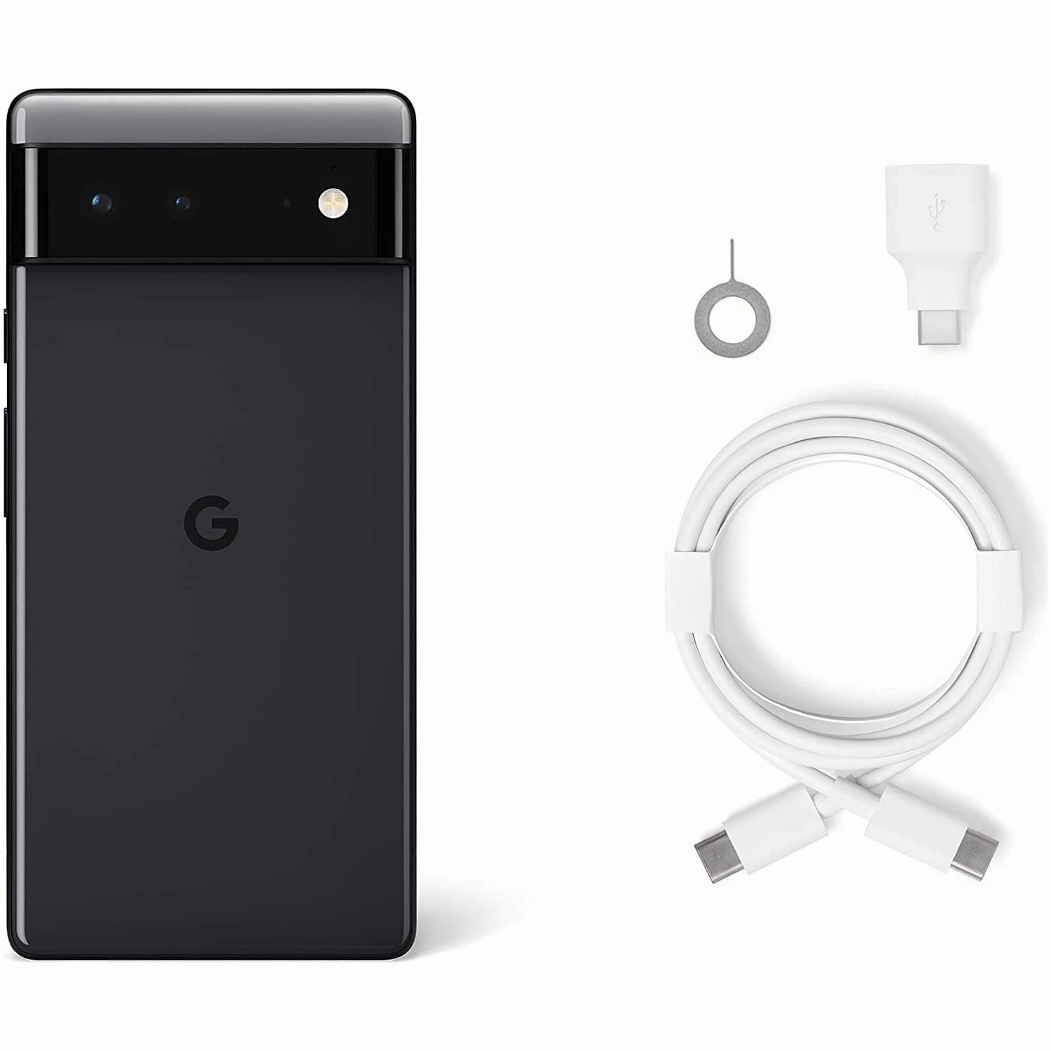 Google Pixel 6   128 GB  Stormy Black - ( EE )