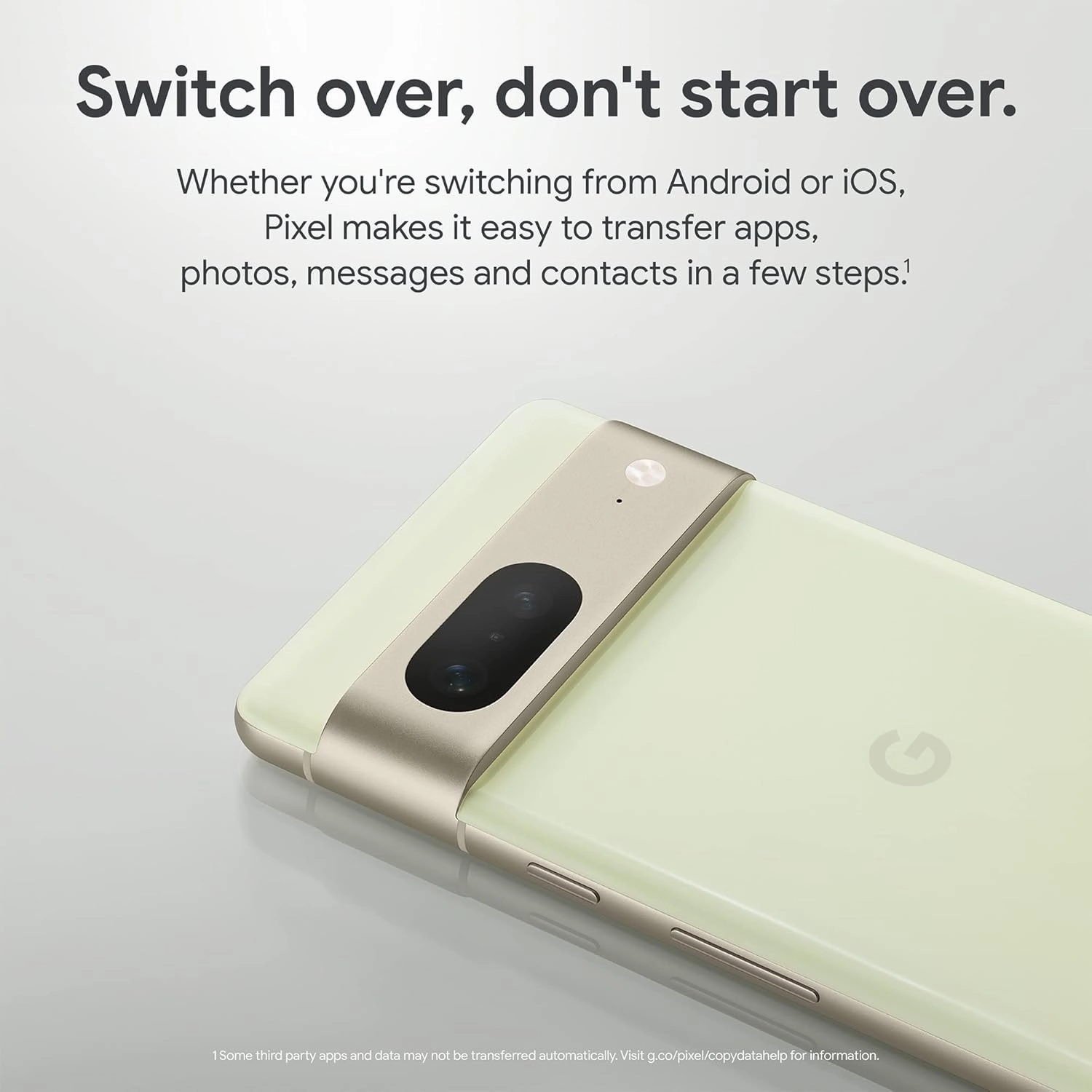 Google Pixel 7 5G - 128GB Android Smartphone, Lemongrass, Unlocked