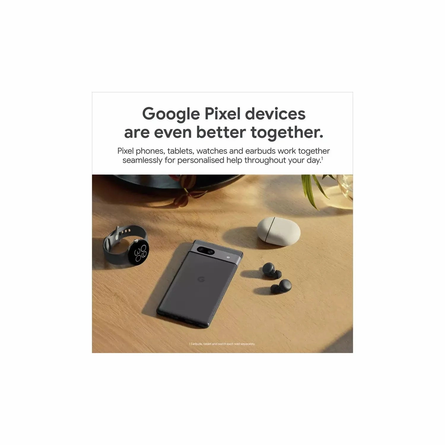 Google Pixel 7a 5G 128GB Charcoal SIM-Free Unlocked Mobile Phone