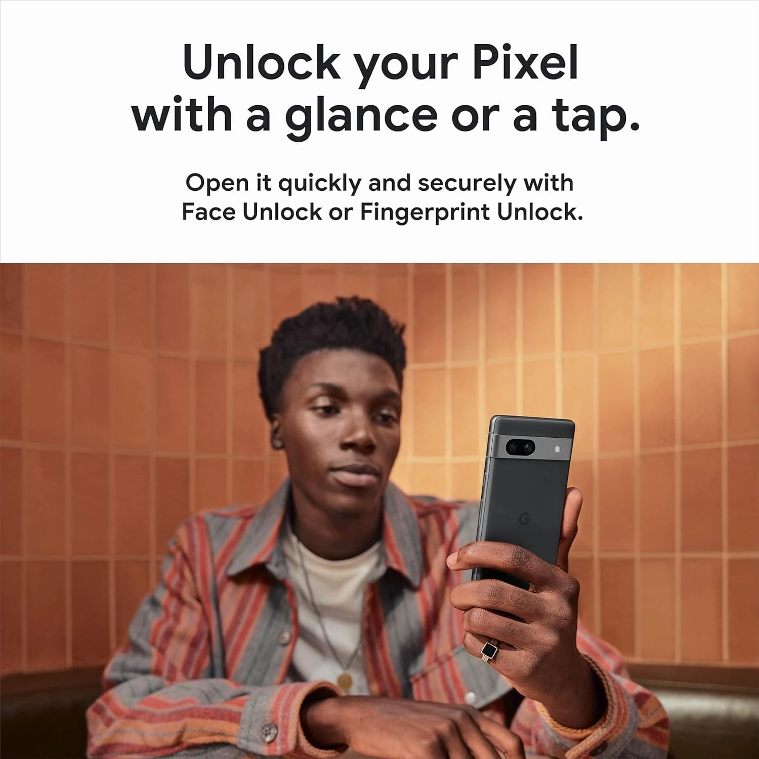 Google Pixel 7a 5G 128GB Mobile Phone - Sea Blue - Unlocked