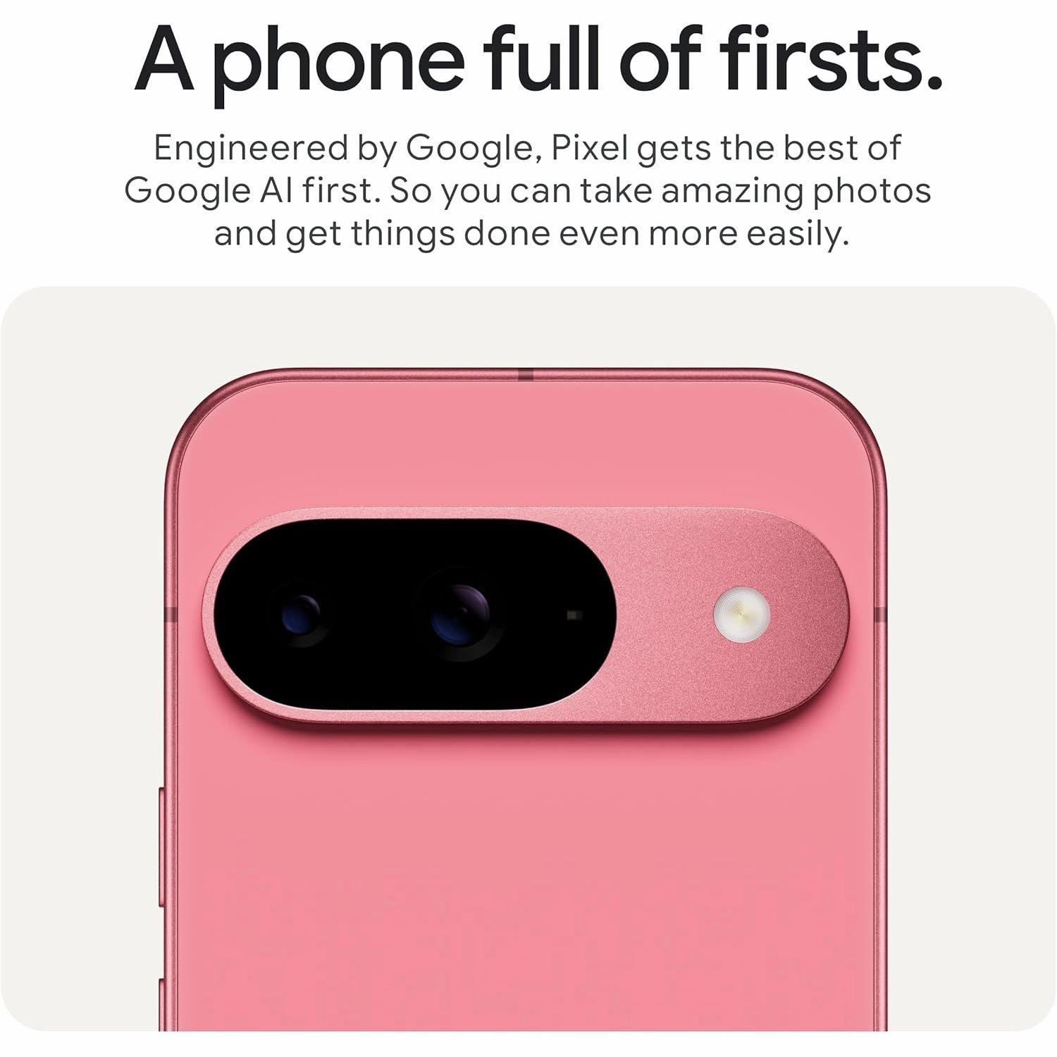 Google Pixel 9 5G 256GB Mobile Phone - Peony Unlocked