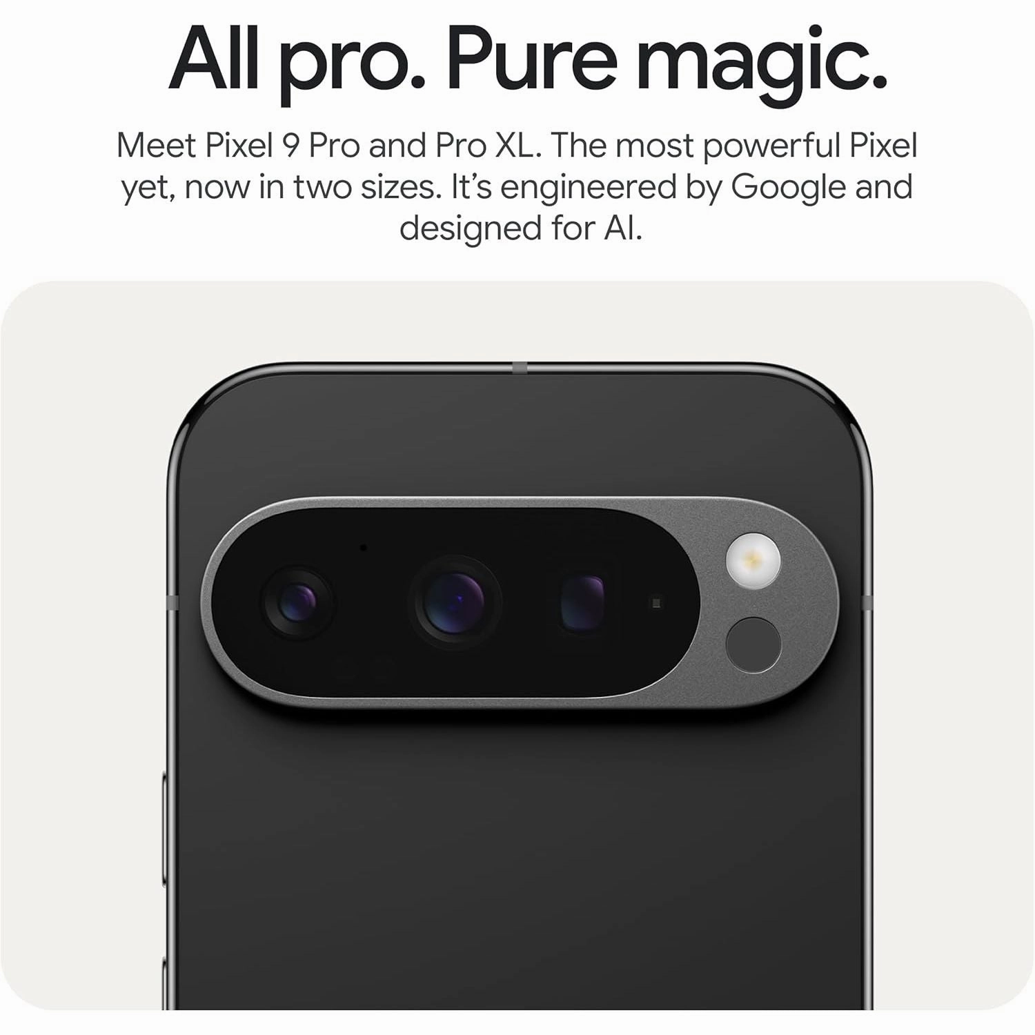 Google Pixel 9 Pro XL 5G 256GB AI Phone - Obsidian Unlocked