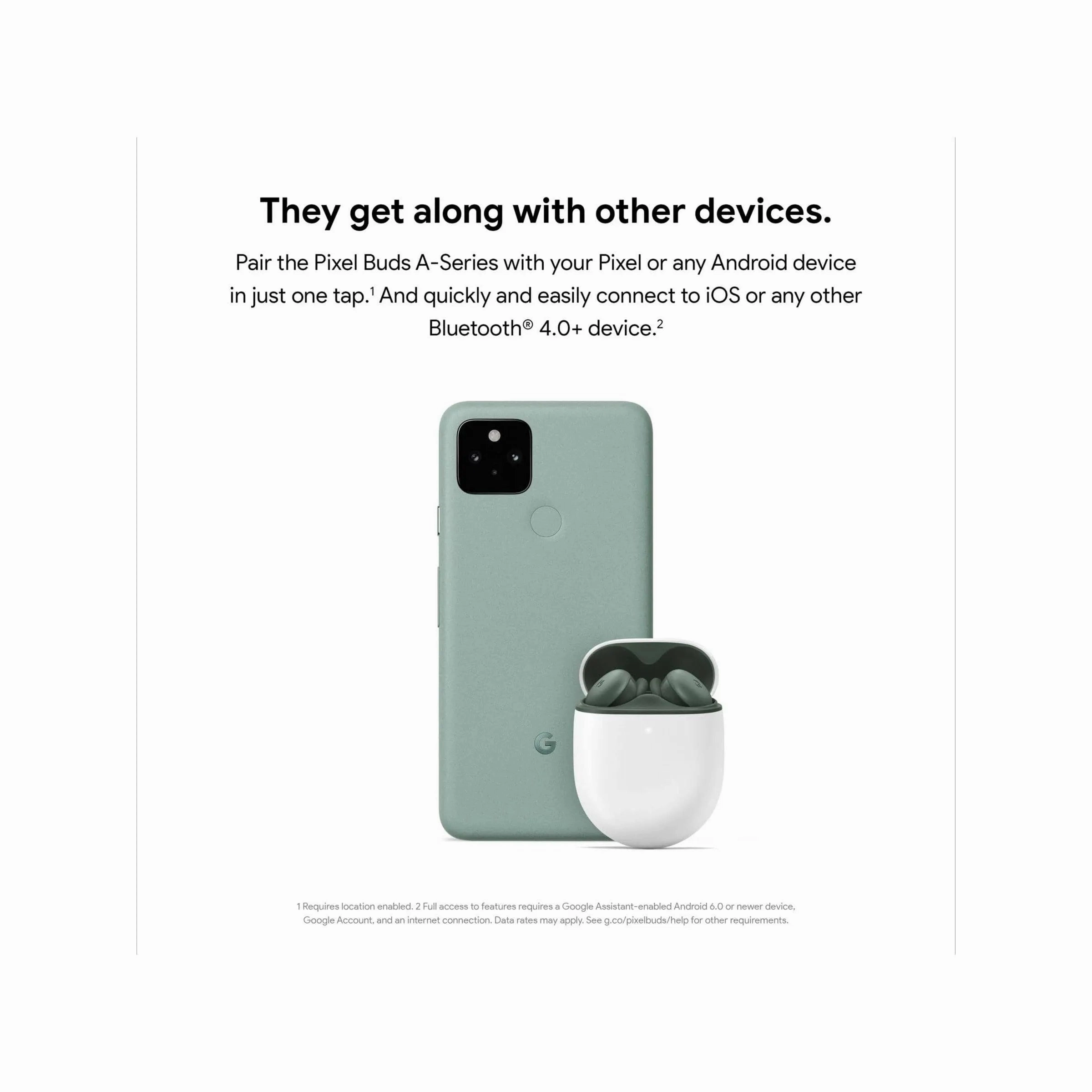 Google Pixel Buds A-Series In-ear Wireless Earbuds Charcoal
