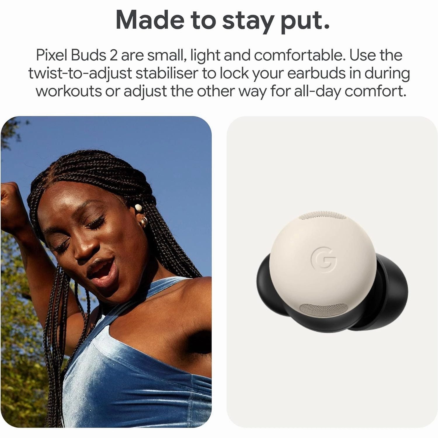 Google Pixel Buds Pro 2 - Wireless Earbuds with Active Noise Cancellation  Bluetooth Headphones - Hazel