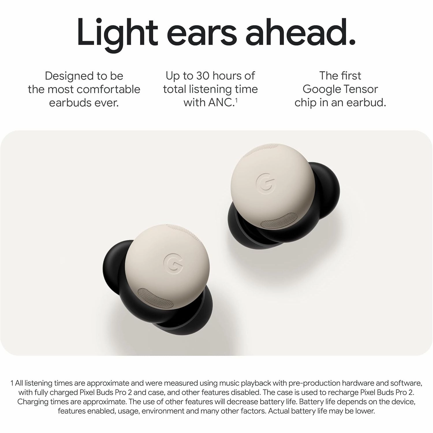 Google Pixel Buds Pro 2 - Wireless Earbuds with Active Noise Cancellation  Bluetooth Headphones - Peony