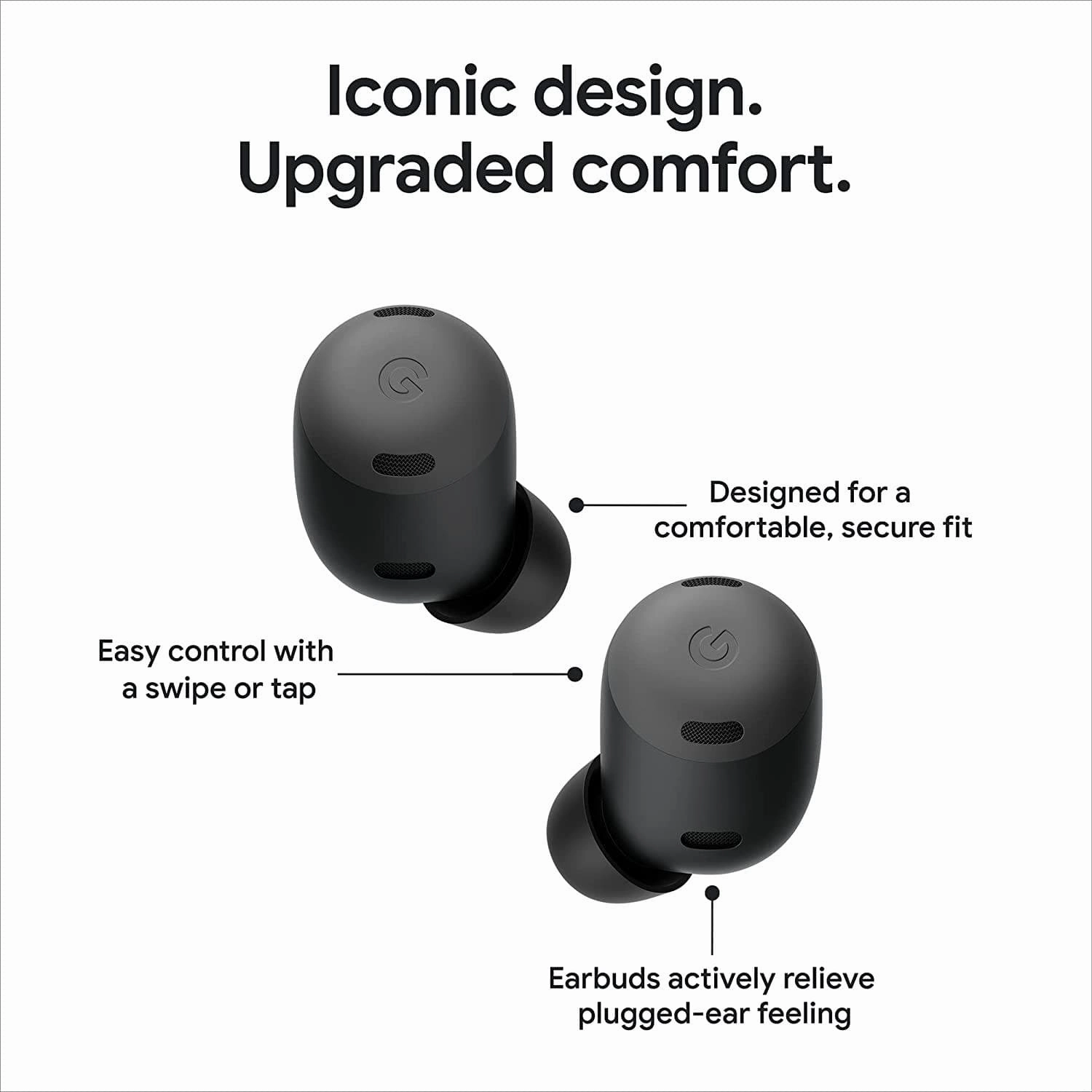Google Pixel Buds Pro  Wireless Earbuds  Bluetooth Headphones  Charcoal