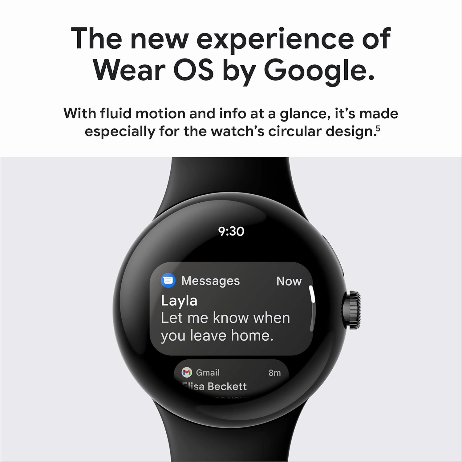 Google Pixel Watch 1 - 41mm, Black (Wi-Fi)