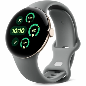 Google Pixel Watch 3 (41mm, LTE)  Heart Rate Tracking, Advanced Fitness Insights, Champagne Gold Aluminum Case with Hazel Band nintendo switch oled, nintendo switch deals, joy-con accessories