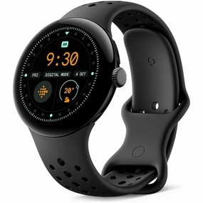 Google Pixel Watch 3 (45 mm)  Android smartwatch with heart rate tracking, advanced running from Fitbit, fitness insights, 24-hour battery  Matte Black Aluminium Case  Obsidian band  Wi-Fi nintendo switch oled, nintendo switch deals, joy-con accessories