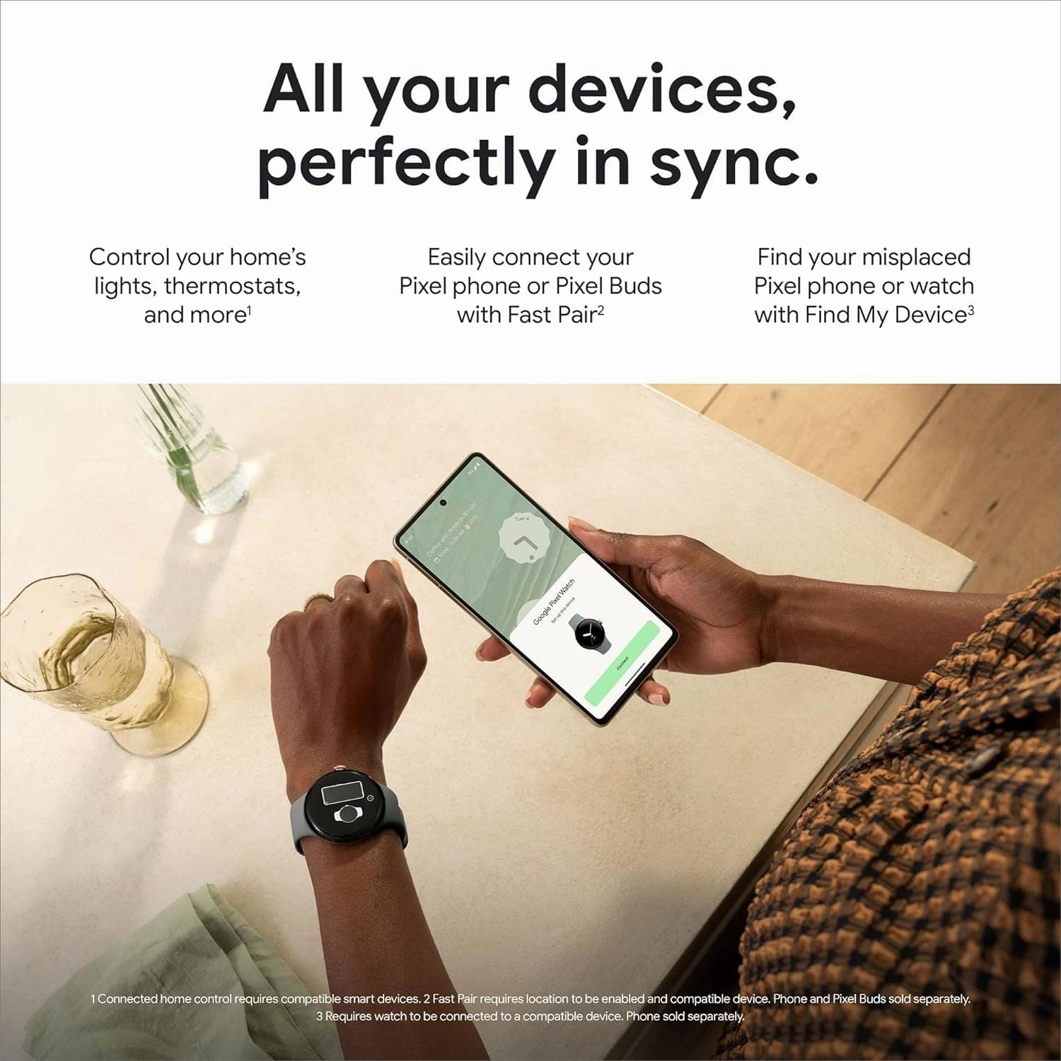 Google Pixel Watch - LTE Android Smartwatch with Heart Rate and Activity Tracking, Polished Silver Stainless Steel Case with Charcoal Active Band
