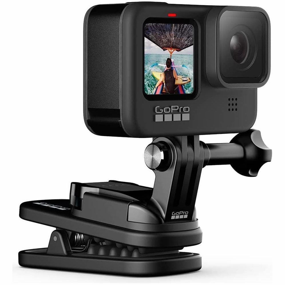 GoPro HERO10 Black Bundle - Includes Magnetic Swivel Clip, Rechargeable Battery (2), Shorty (Tripod   Grip), and Carrying Case