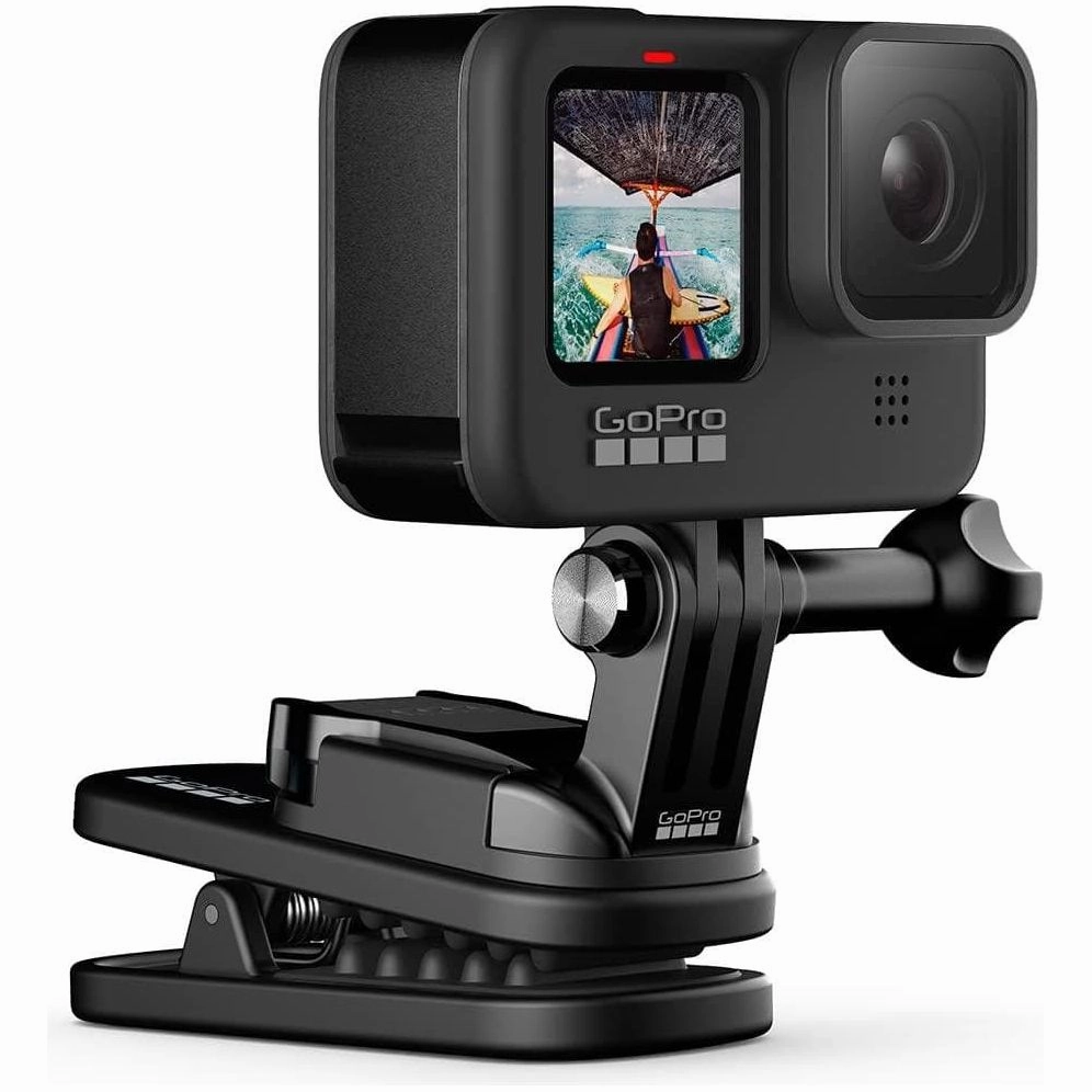GoPro HERO10 Black Bundle - Includes Magnetic Swivel Clip, Rechargeable Battery (2), Shorty (Tripod   Grip), and Carrying Case