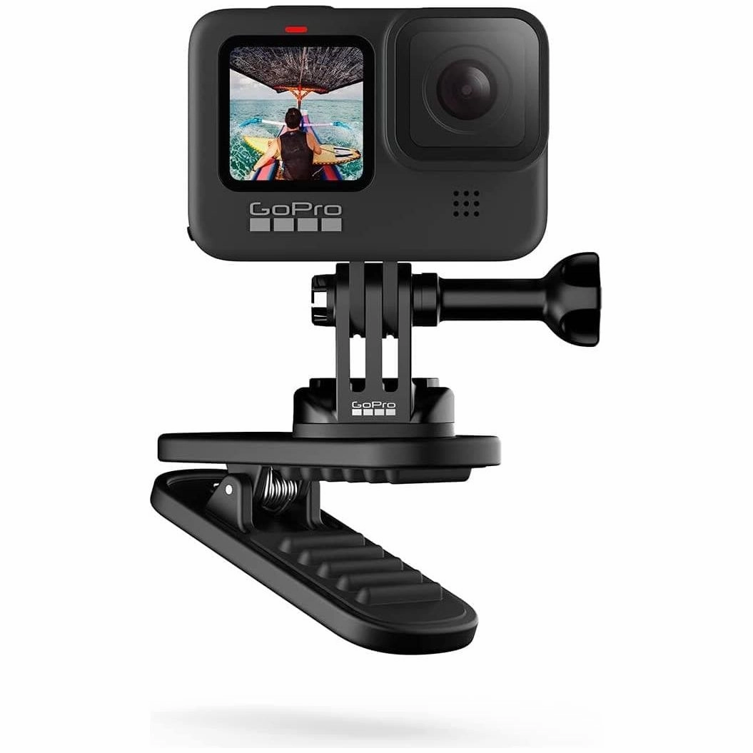 GoPro HERO10 Black Bundle - Includes Magnetic Swivel Clip, Rechargeable Battery (2), Shorty (Tripod   Grip), and Carrying Case