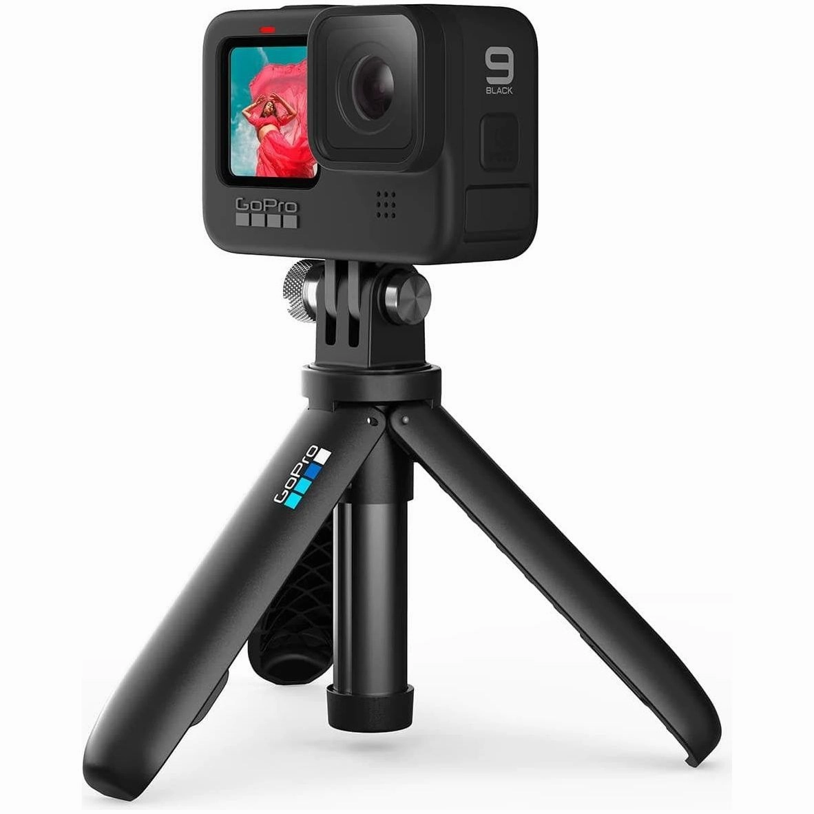 GoPro HERO10 Black Bundle - Includes Magnetic Swivel Clip, Rechargeable Battery (2), Shorty (Tripod   Grip), and Carrying Case