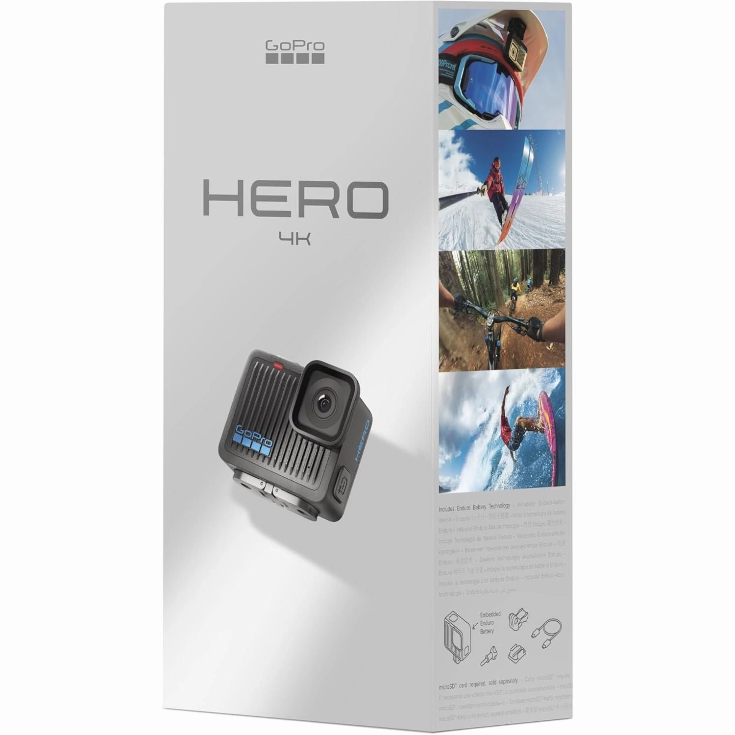 GoPro HERO - Compact Waterproof Action Camera with 4K Ultra HD Video, 12MP Photo, Touch Screen