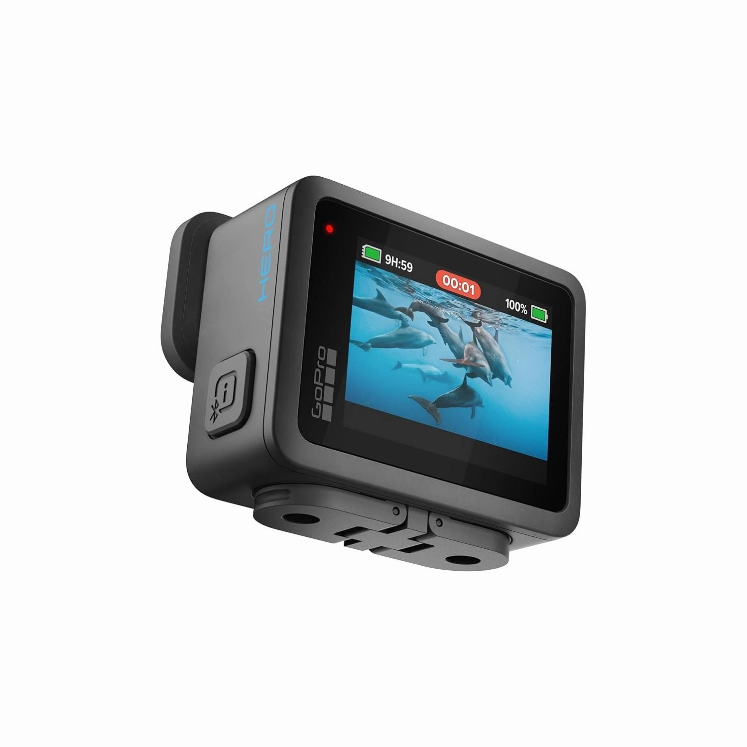 GoPro HERO - Compact Waterproof Action Camera with 4K Ultra HD Video, 12MP Photo, Touch Screen