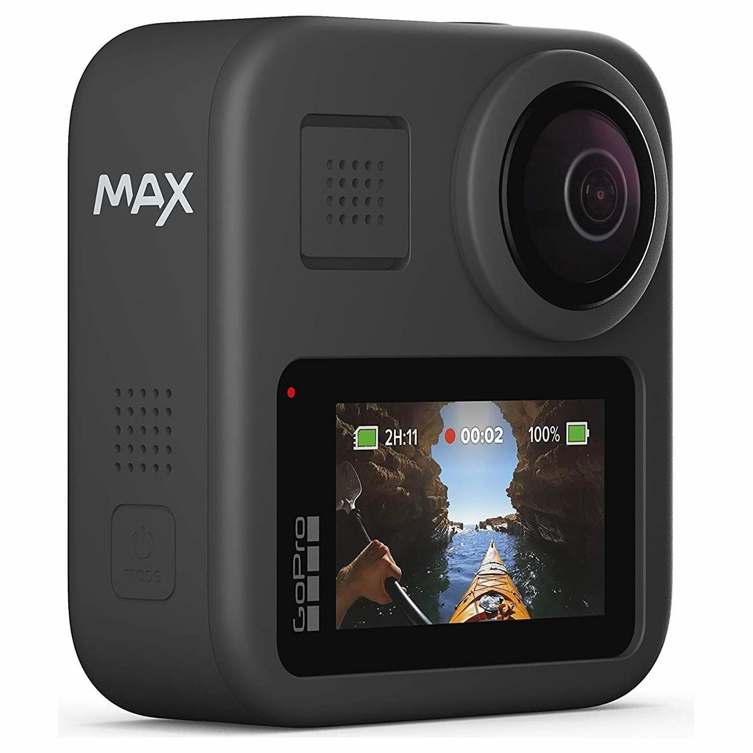 GoPro Max - Waterproof 360 Digital Action Camera with Unbreakable Stabilisation, Touch Screen and Voice Control - Live HD Streaming, Black