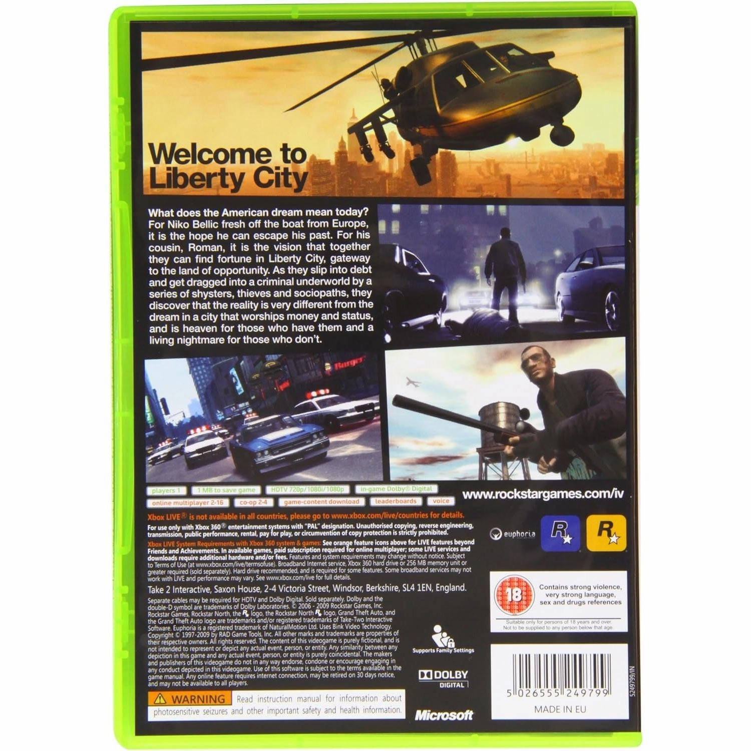 GTA IV - Xbox 360 Game