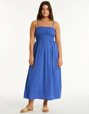 Heatwave Bandeau Dress - Blue