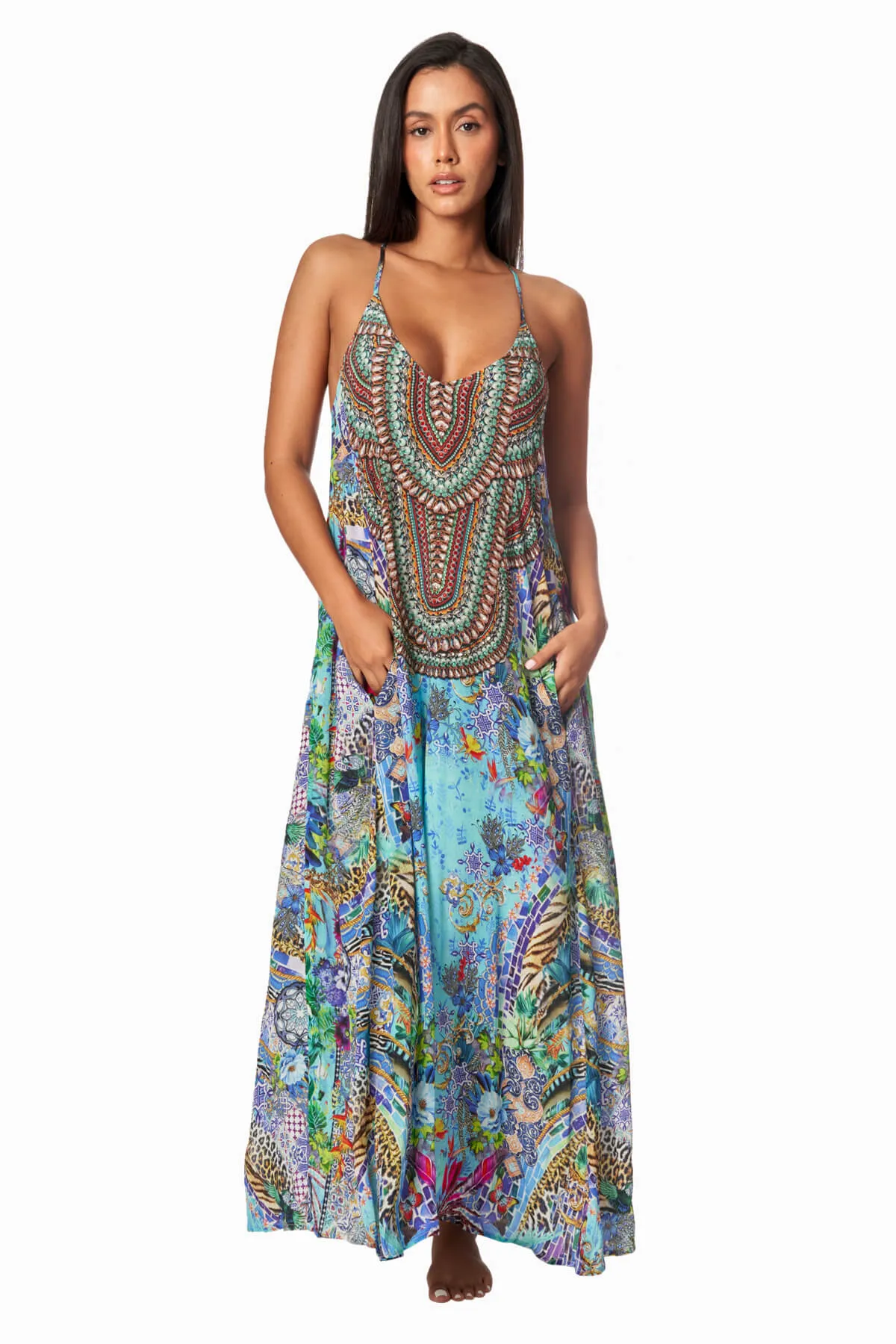 Helena T-Back Maxi Dress