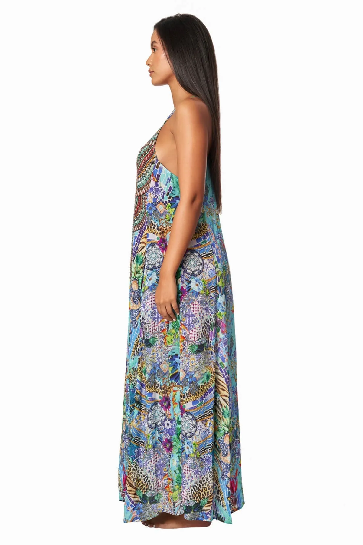 Helena T-Back Maxi Dress