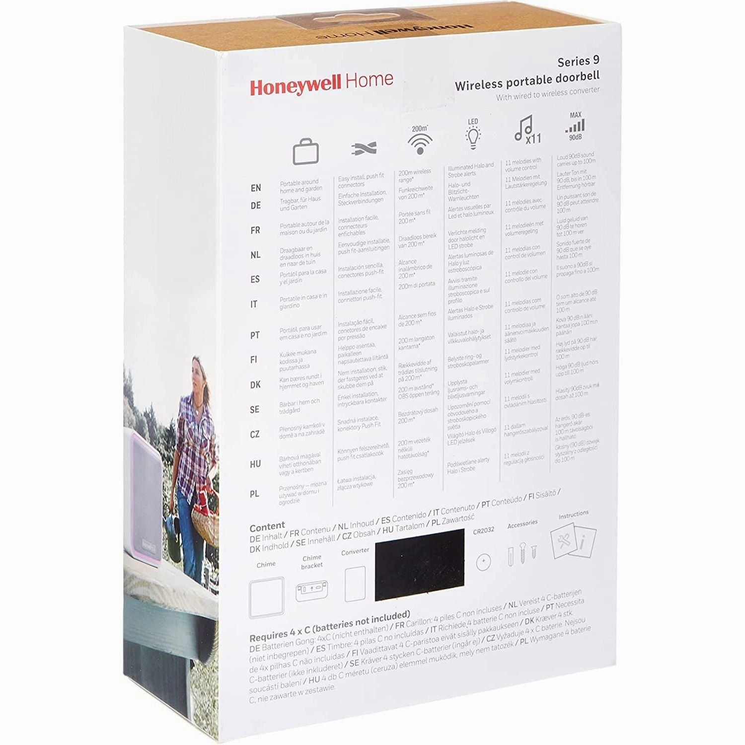 Honeywell Home Honeywell Home 9 Series doorbell Converter kit - White (DC915SCV)