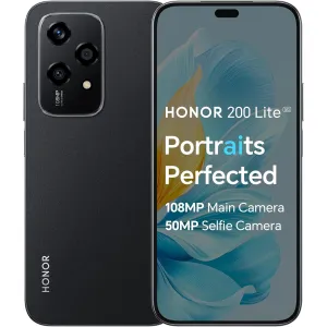 HONOR 200 Lite 5G Smartphone - 8GB 256GB, 6.7" AMOLED Display, 108MP Triple Camera, 50MP Front, Android 14 mobile phones,smartphones,android phones,iphone