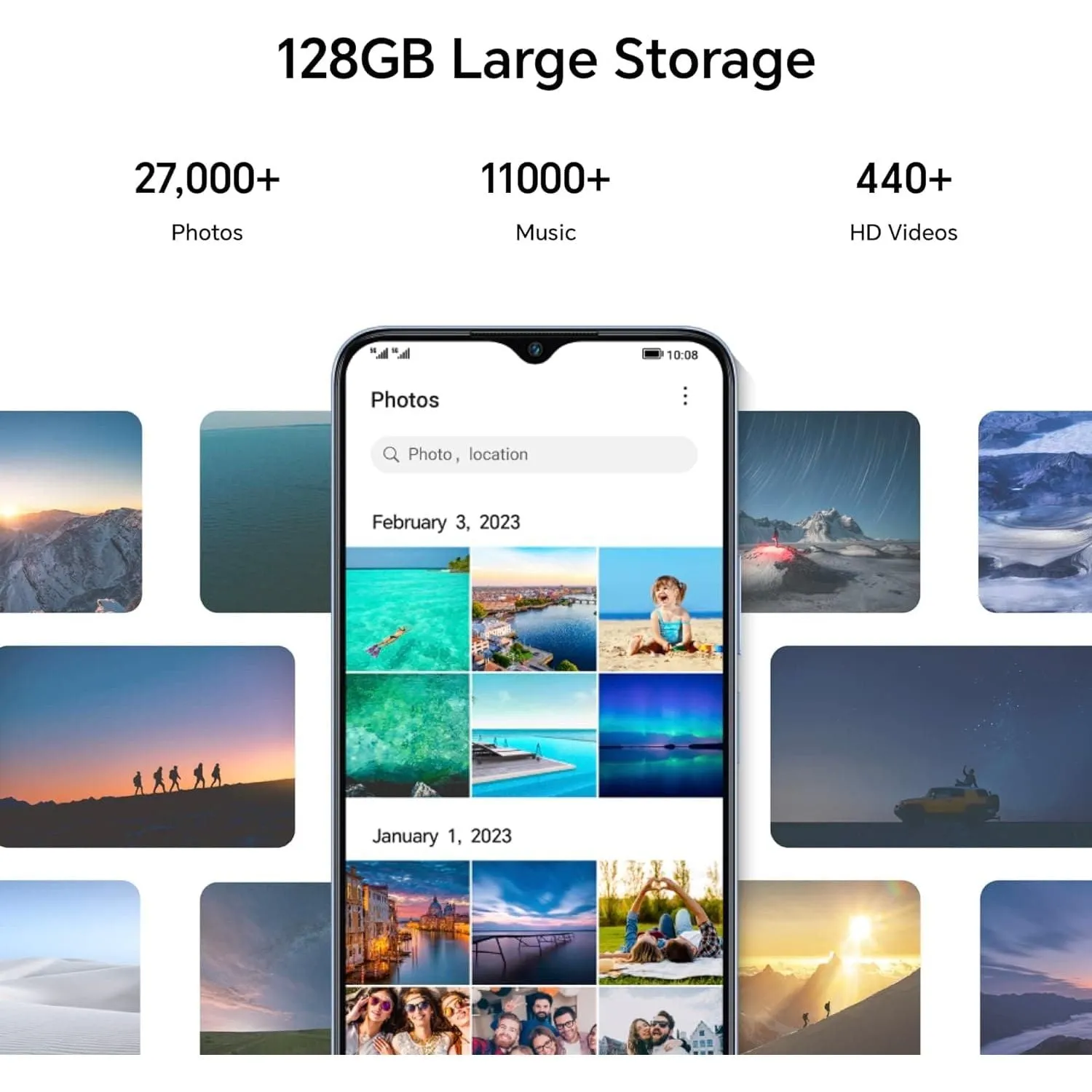 HONOR 70 Lite 5G Smartphone, 4GB 128GB, Dual SIM - Ocean Blue