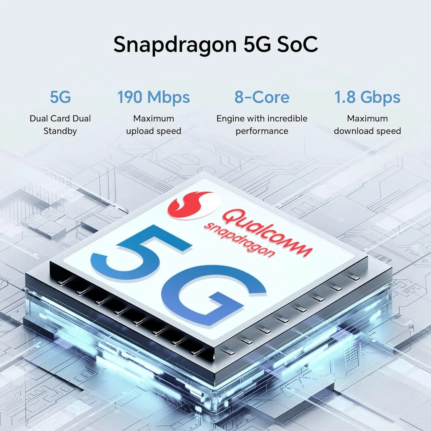 HONOR 70 Lite 5G Smartphone, 4GB 128GB, Dual SIM - Ocean Blue