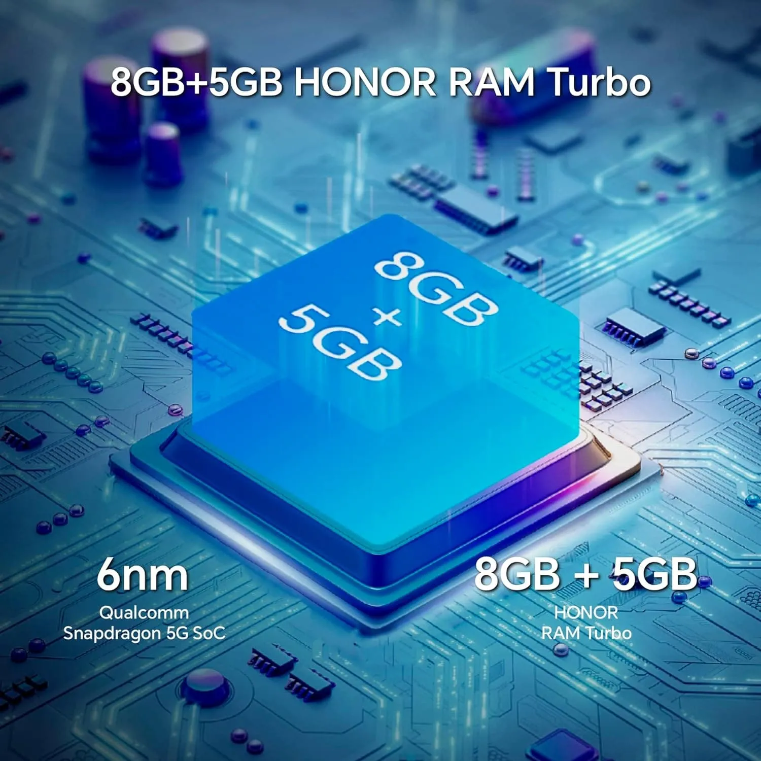 Honor Magic5 Lite 5G - 256GB Storage - 8GB RAM - Dual Sim - Midnight Black - Unlocked