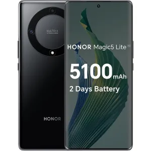 Honor Magic5 Lite 5G - 256GB Storage - 8GB RAM - Dual Sim - Midnight Black - Unlocked video game consoles,gaming consoles,playstation,xbox